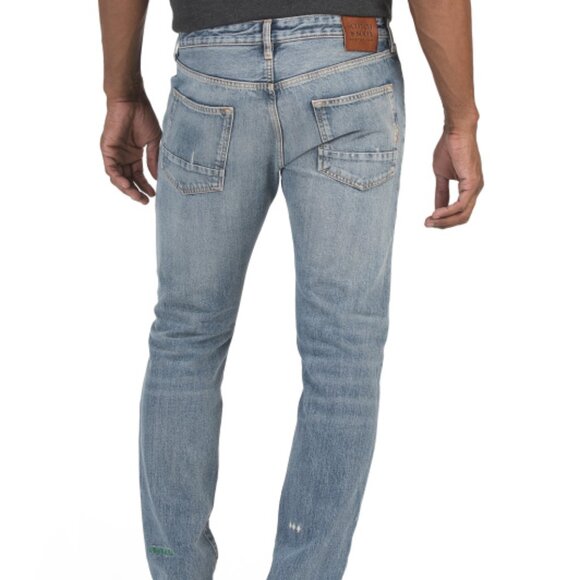 NEW SCOTCH & SODA The Ralston Premium Regular Straight Leg Jeans blue  men 563tn - Picture 2 of 3